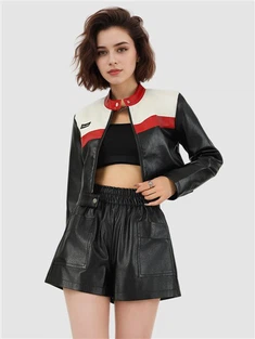 اسپرت - الهام گرفته از لباس ژاکت چرمی خرد شده